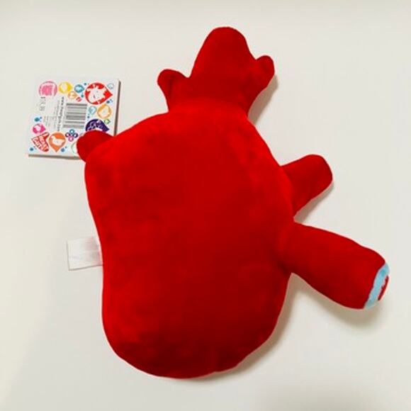 I Heart Guts Red Heart Plushie I Got The Beat! Plush Organ Stuffed Toy Pillow - Picture 3 of 5